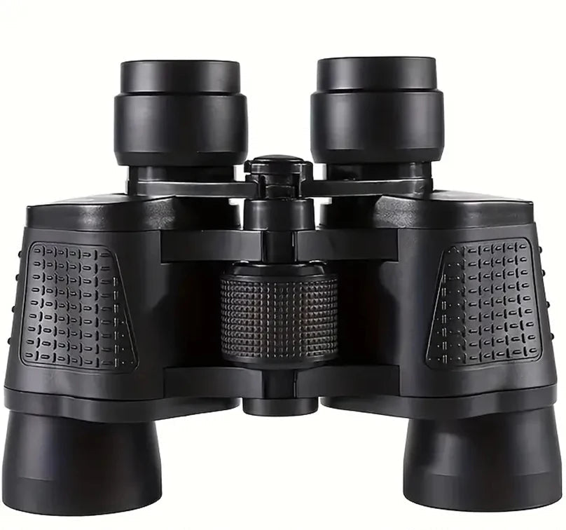 Jumelles 80x80 professionnelles HD 10x avec traitement FMC et châssis robuste pour chasse, camping et randonnée