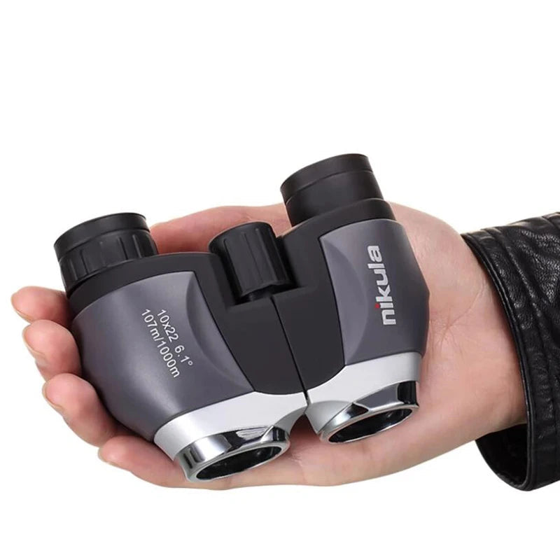 Jumelles Compactes HD 10X22 pour Observation en Plein Air et Randonnée