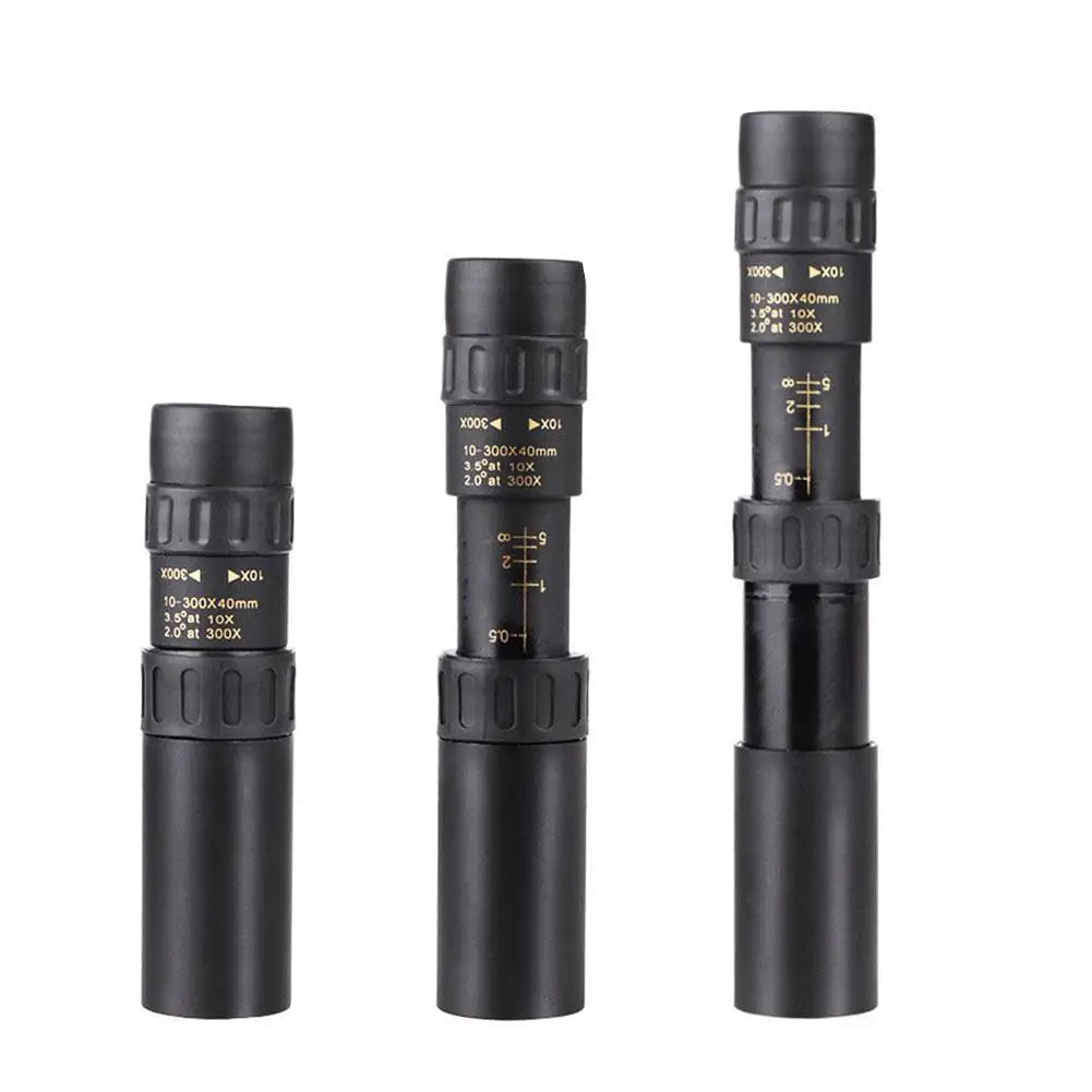 Télescope Monoculaire 10-300x avec Lentille IR et Stabilisation Avancée