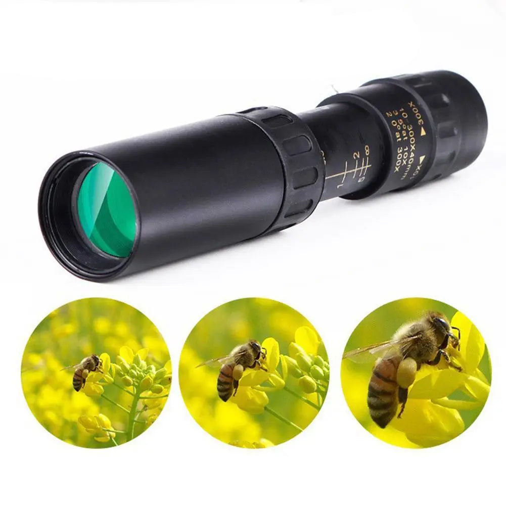 Télescope Monoculaire 10-300x avec Lentille IR et Stabilisation Avancée