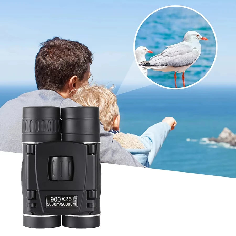 Jumelles HD Compactes 900x25 – Puissance extrême et portabilité pour vos sorties outdoor
