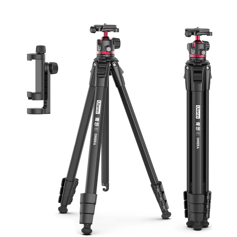 Trépied Photo Vidéo Professionnel en Aluminium pour Appareils Polyvalents
