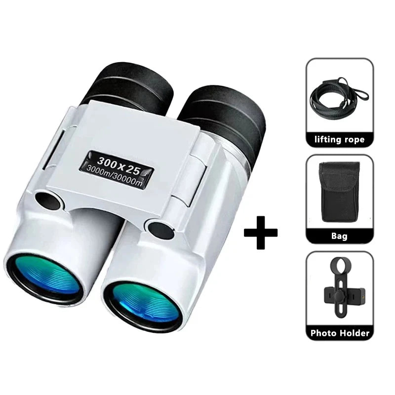Jumelles Compactes HD à Mise au Point Automatique et Haute Magnification