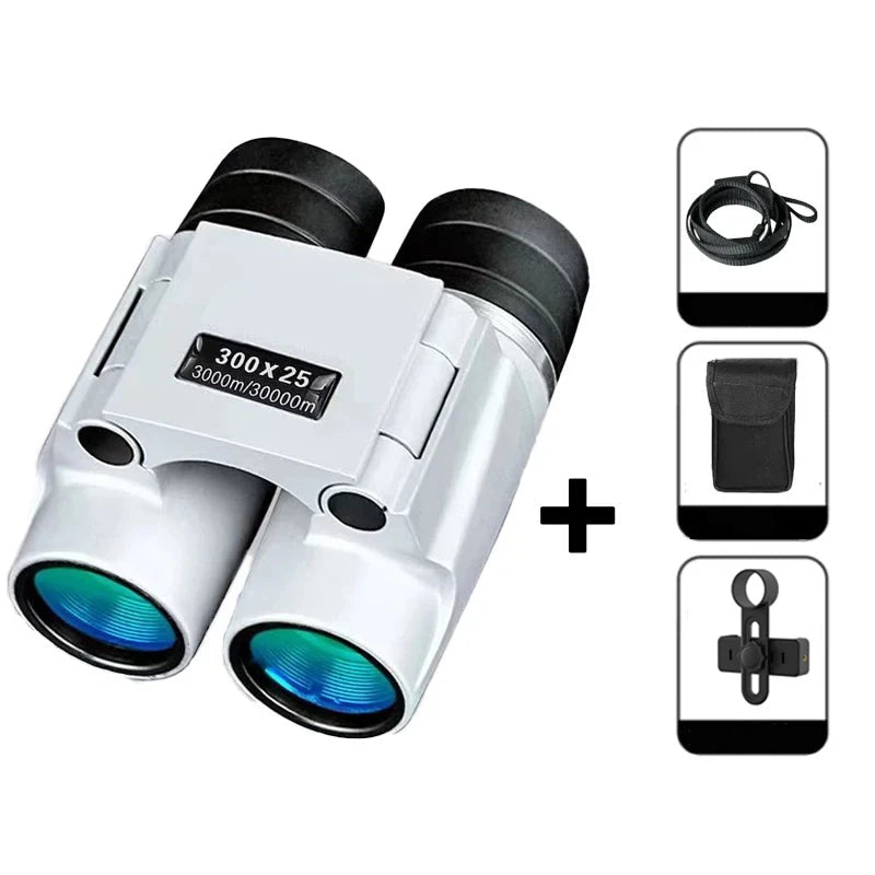 Jumelles Compactes HD à Mise au Point Automatique et Haute Magnification