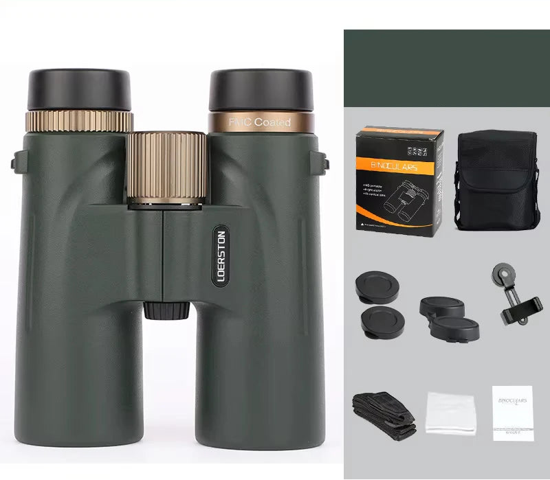 Jumelles HD 12x42 : Performance Longue Portée et Étanchéité IPX6