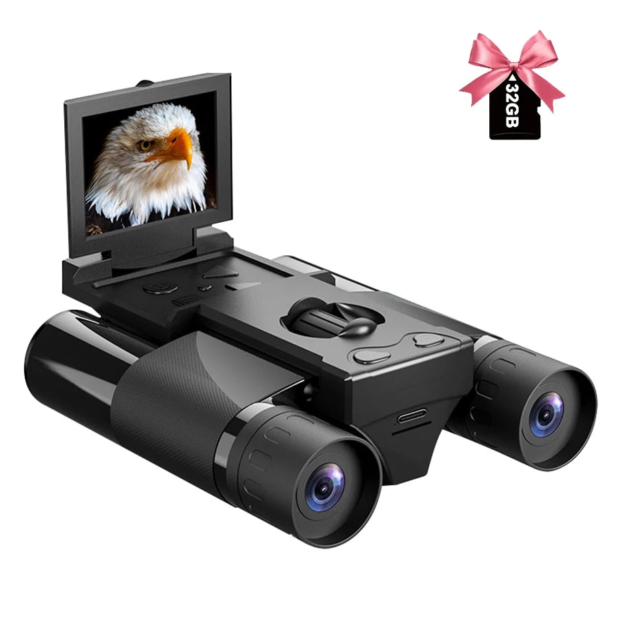 Jumelles Numériques DT10 / DT30 / DT40 – Caméra HD, Zoom 8x, Capture Photo/Vidéo, Écran LCD, Idéales pour l'Observation Outdoor