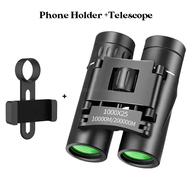 Jumelles Compactes HD 10x pour Observation Lointaine et Randonnée