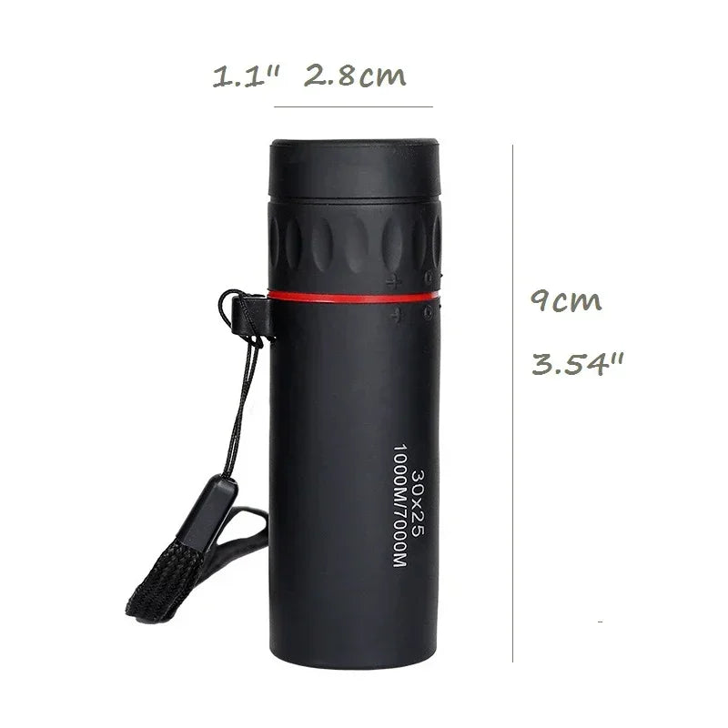 Monoculaire Haute Définition Étanche avec Zoom 10X et Large FOV
