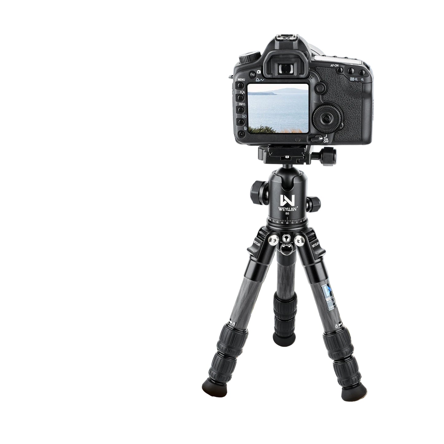 Trépied de Table Léger WEYLLAN GX2 en Fibre de Carbone pour Appareil Photo DSLR 10kg