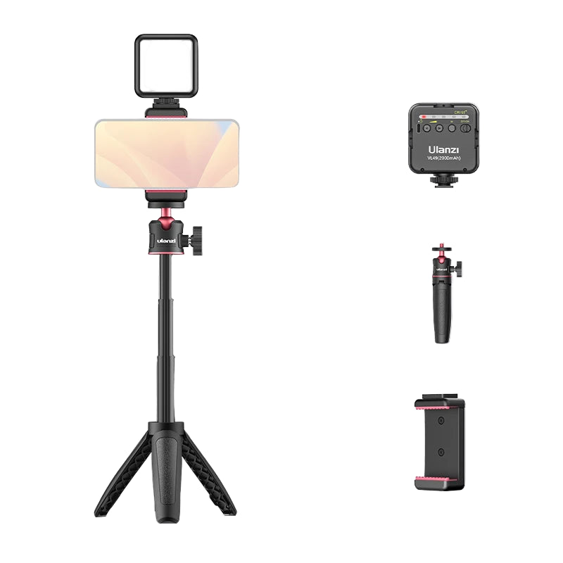 Trépied Mini Ulanzi MT-08 Blanc Polyvalent pour Appareils Photo et Smartphones