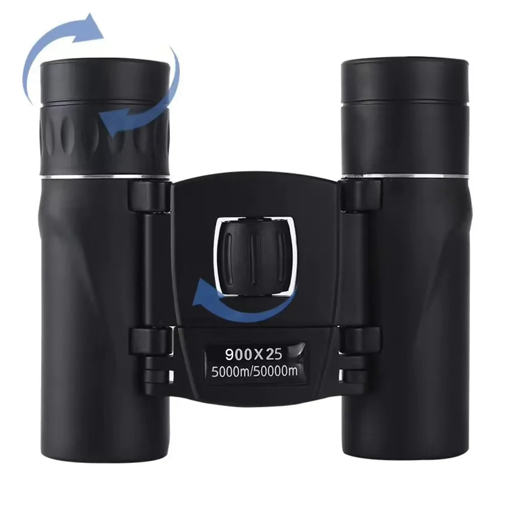 Jumelles Compactes 900x25 HD Zoom Puissantes pour Observation Longue Distance Outdoor