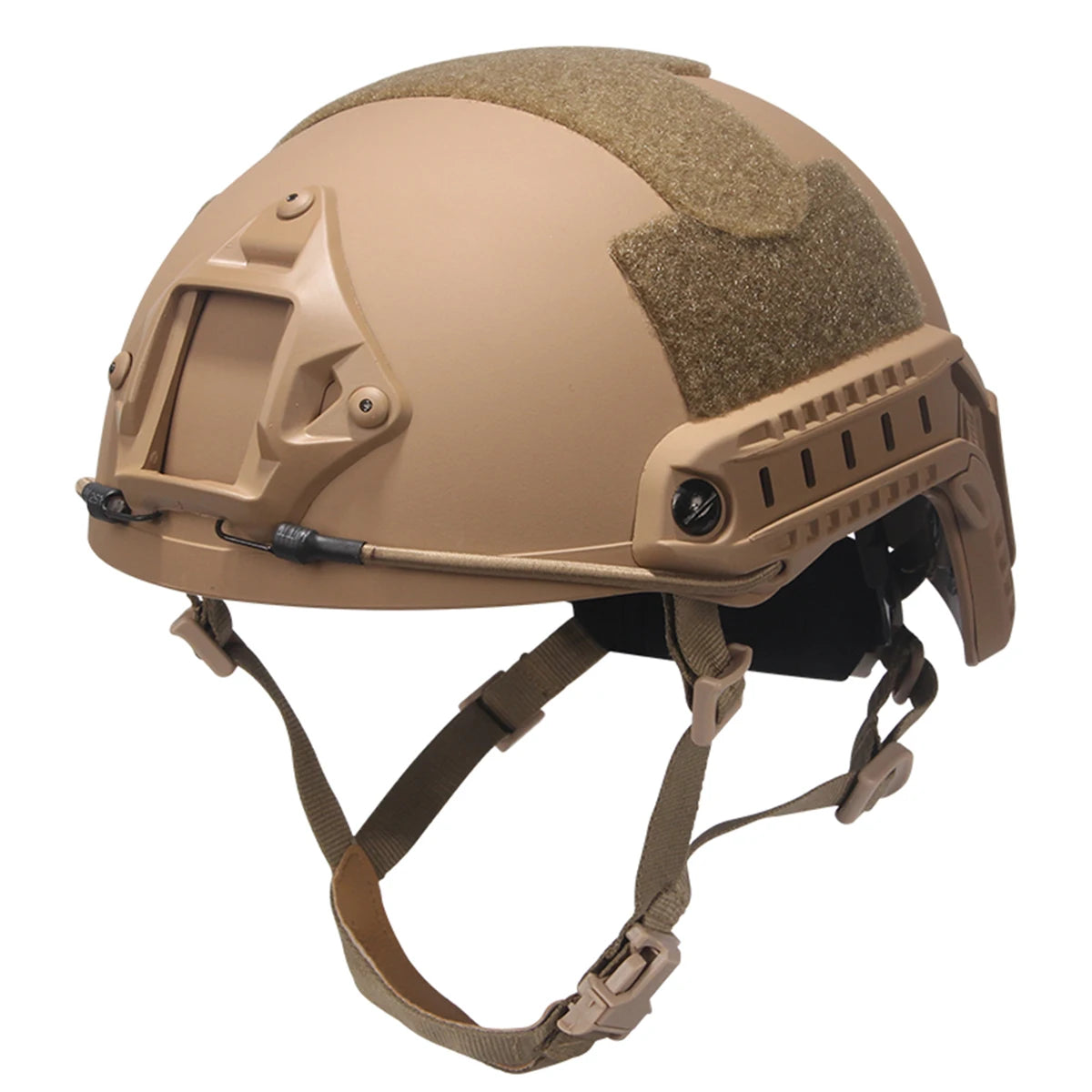 Casque Tactique avec Vision Nocturne et Accessoires pour Activités Extérieures