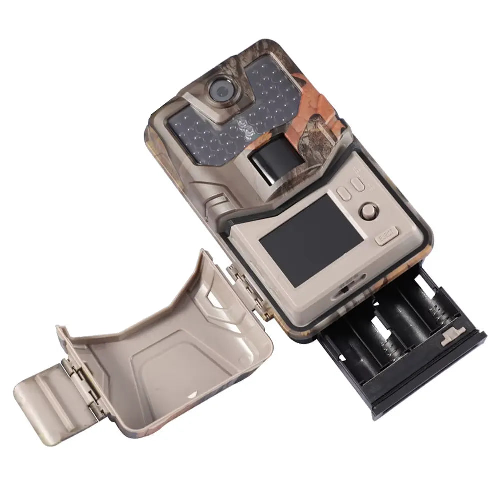 Caméra de Chasse 4K avec Vision Nocturne Infrarouge et Capteur WiFi