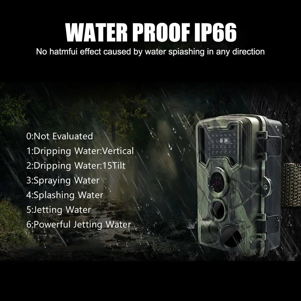 Caméra de Chasse Nocturne PR700 - 36MP avec Vision Infrarouge et Détection Rapide