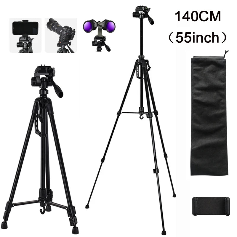 Trépied Universel pour Binoculaires et Téléphone, Idéal pour la Photographie Nocturne