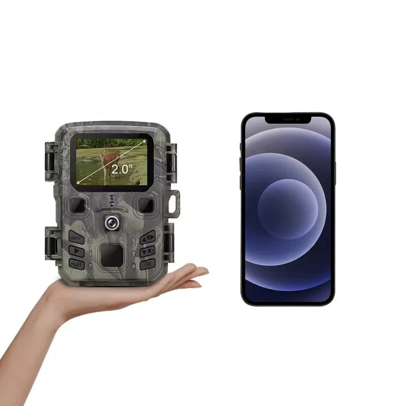 Caméra de Chasse Nocturne Mini301 - 24MP avec Vision Infrarouge et Détection Rapide