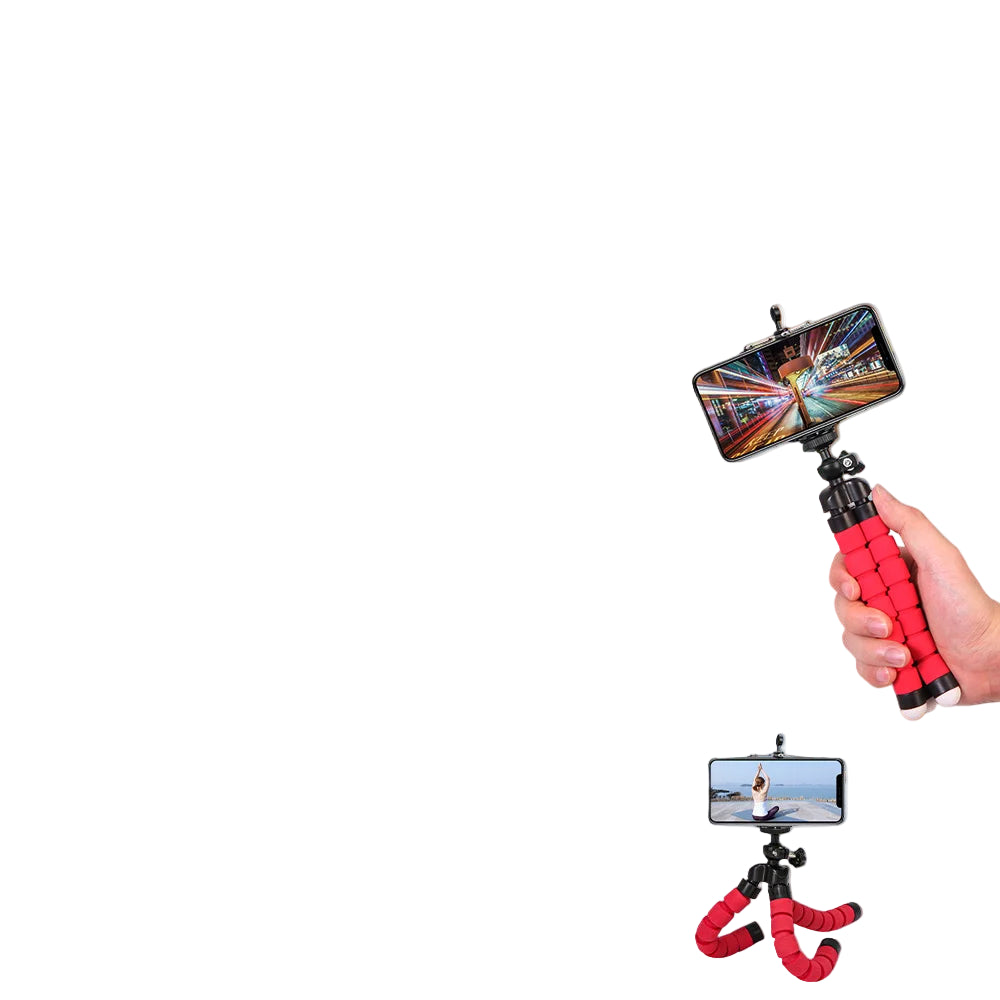 Trépied Flexible Octopus pour Smartphones et Caméras - Polyvalence et Stabilité