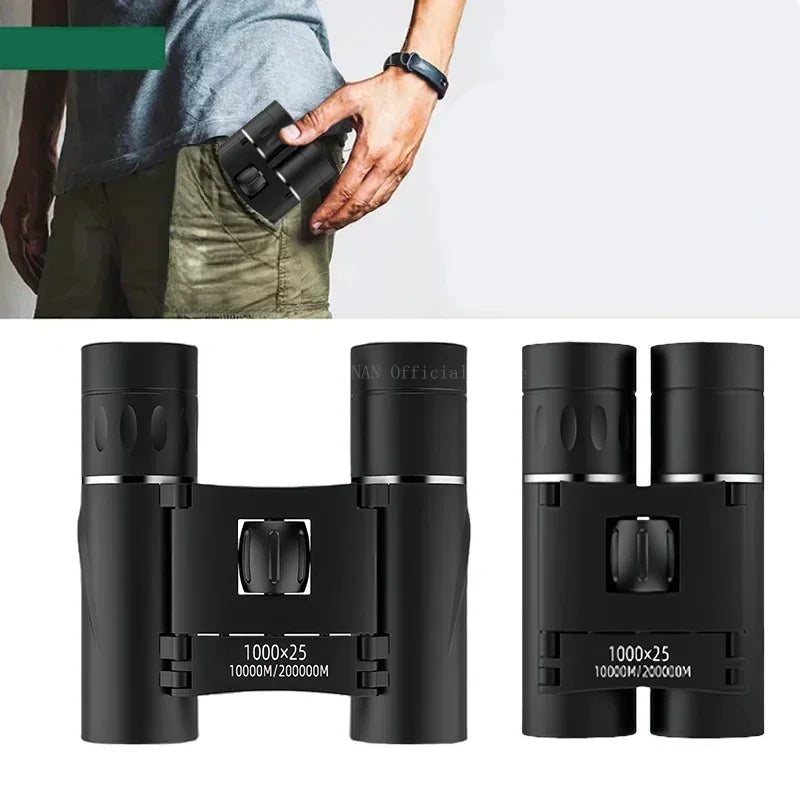 Jumelles Compactes HD 10x pour Observation Lointaine et Randonnée