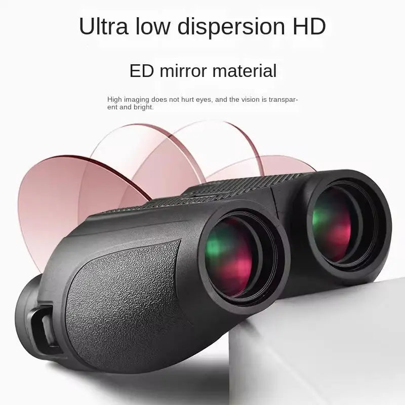 Jumelles Compactes HD 10x25 : Vision Nocturne, Étanches, Légères pour Randonnée