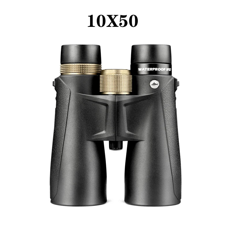 Jumelles Professionnelles 10x50/12x50 Étanches avec Optique HD et Champ Large