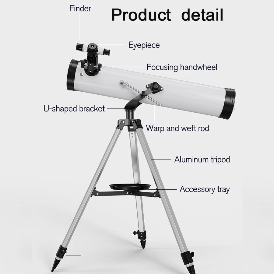 Télescope Astronomique Monoculaire 875X HD avec Filtre Lunaire