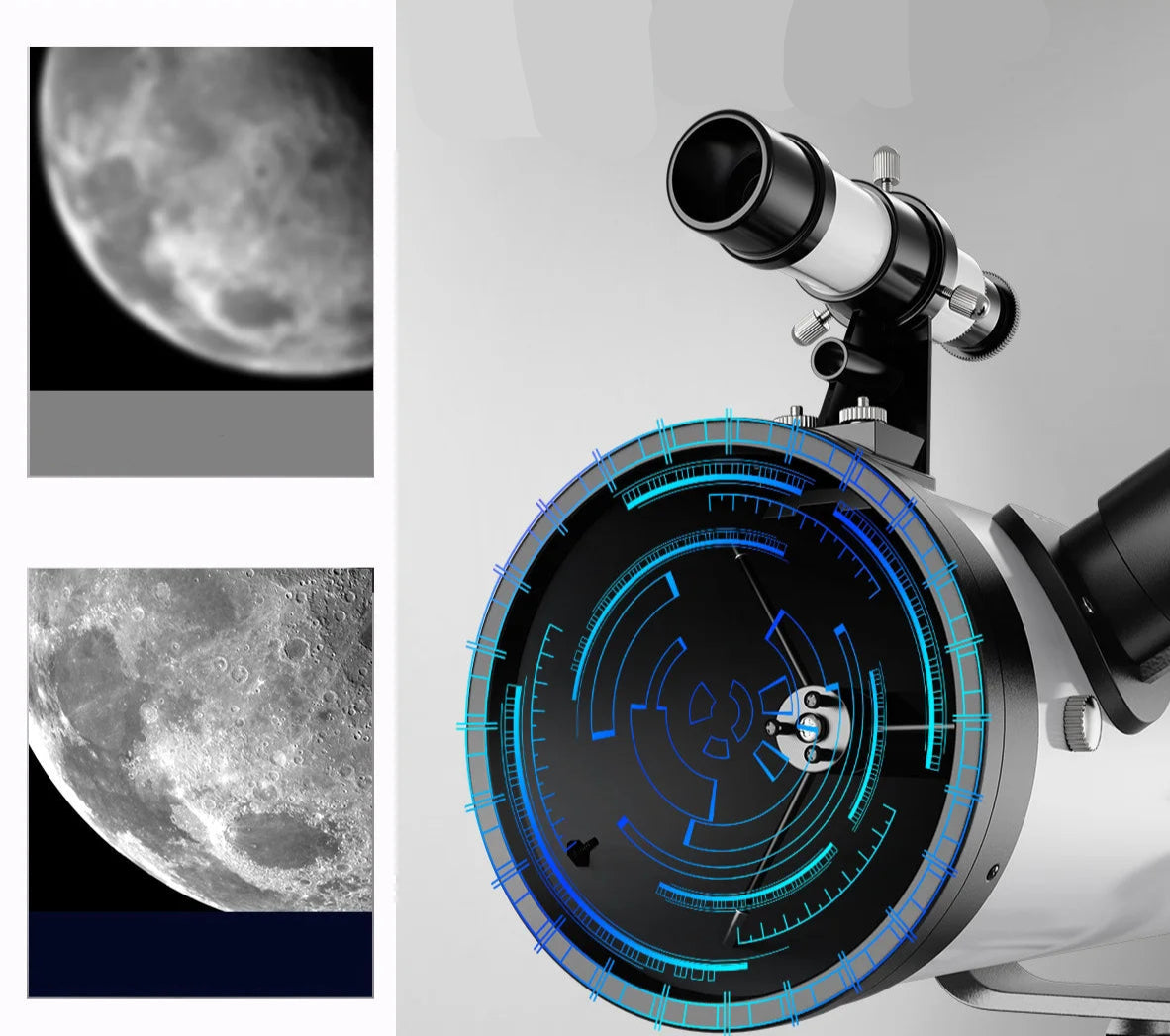 Télescope Astronomique Monoculaire 875X HD avec Filtre Lunaire