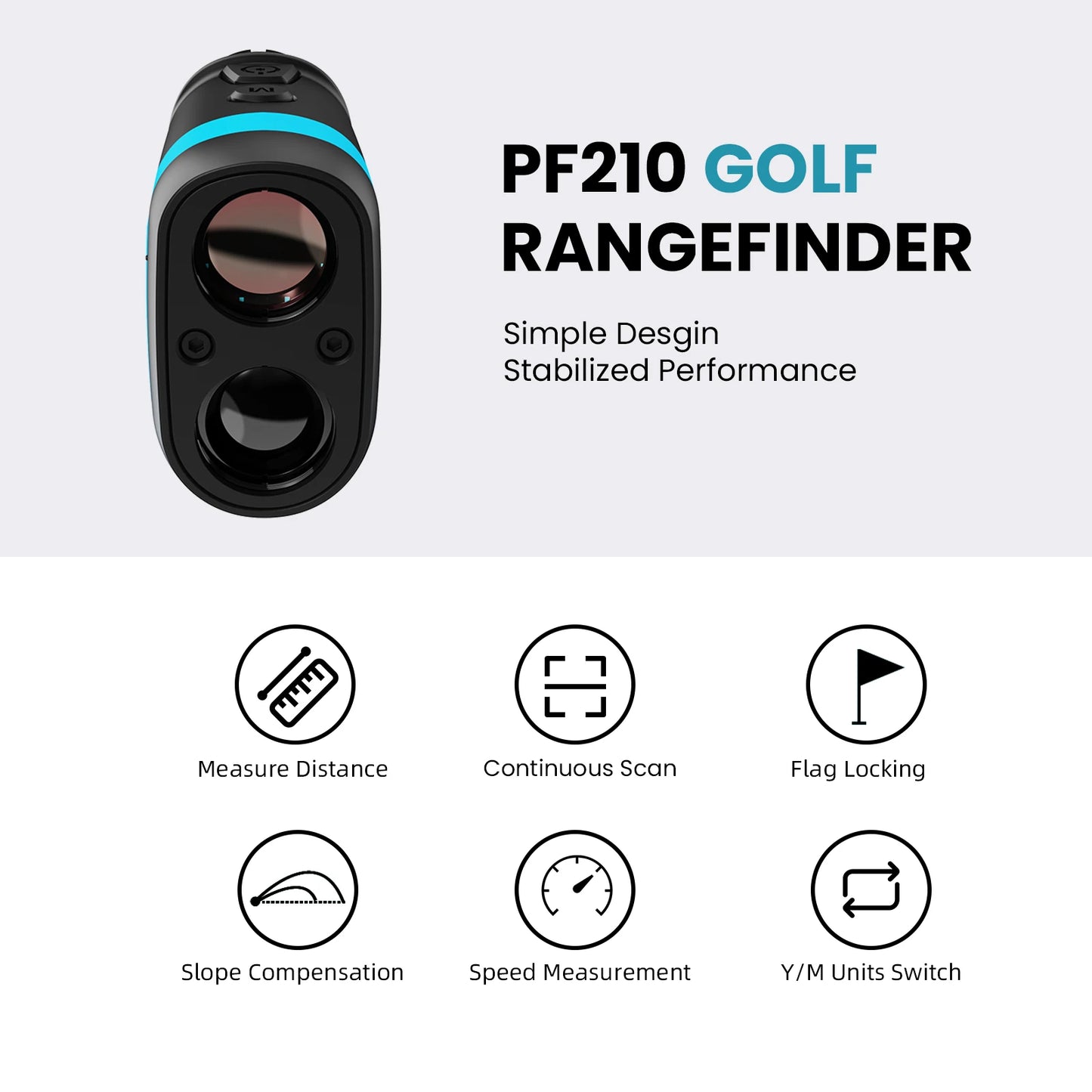 Télémètre Golf 600M avec Technologie Laser et Mode Pente Ajustée
