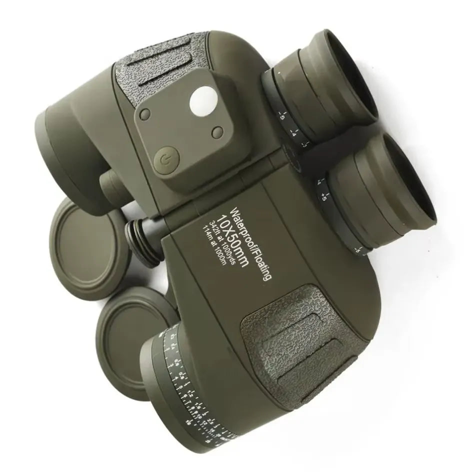 Jumelles Marines 10x50 Étanches avec Compas et Vision Nocturne