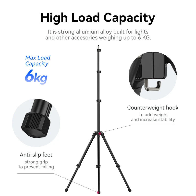 Trépied Réversible Portable pour Caméra Vidéo et Éclairage Softbox