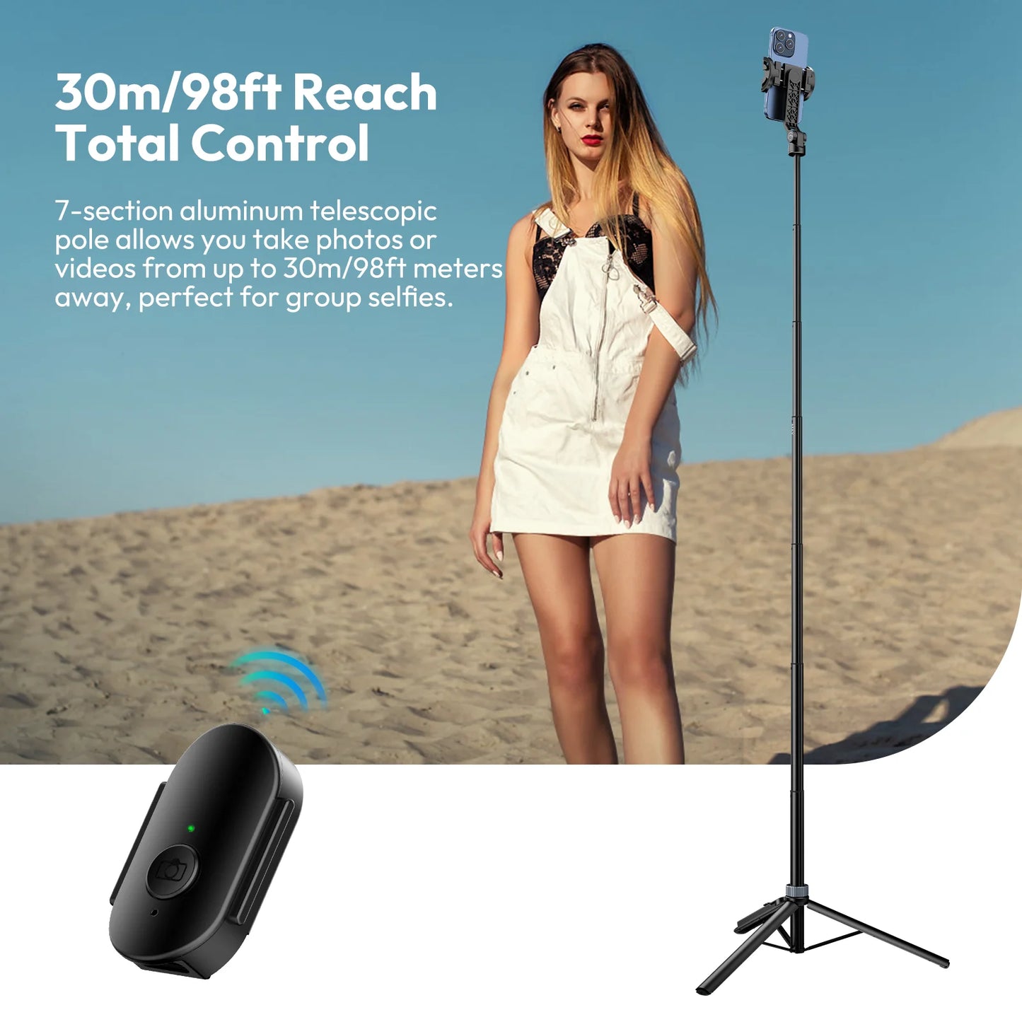 Trépied Polyvalent Ulanzi TT88 pour Smartphones avec Pince Magnétique
