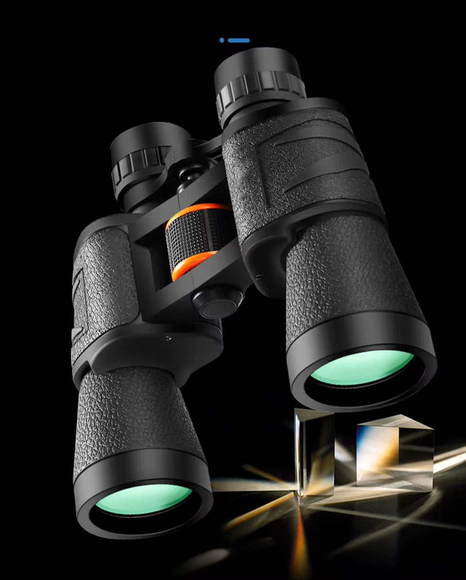 Jumelles 20x50 Professionnelles Étanches avec Prisme BAK4 pour Observation Longue Distance