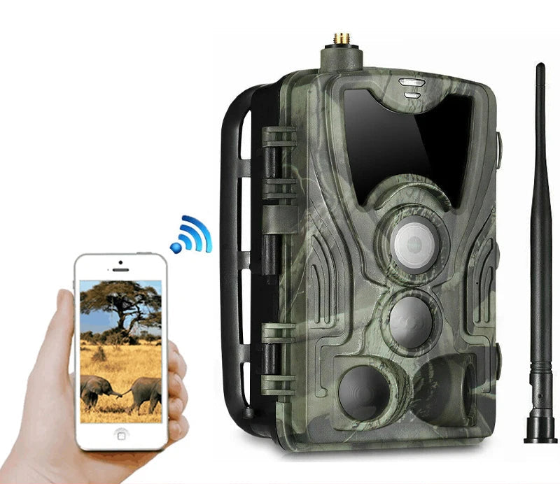 Caméra de Chasse 4G 36MP 4K avec Vision Nocturne et Contrôle APP