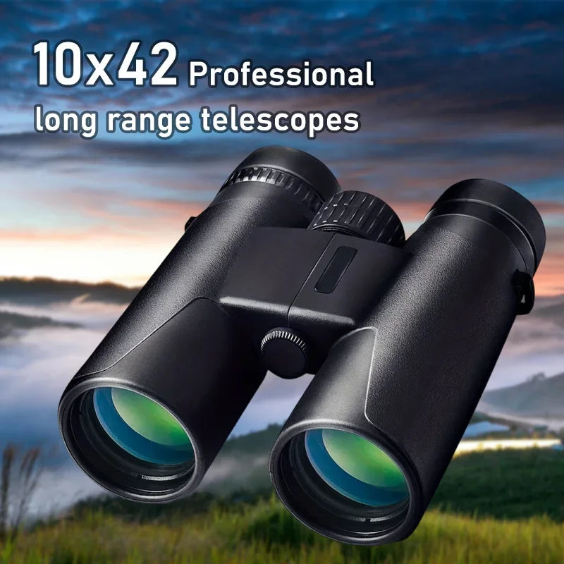 Jumelles Compactes 10x42 pour Randonnée et Observation Longue Distance
