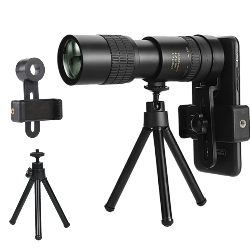 Monoculaire de Chasse Professionnel avec Zoom Puissant et Étanchéité IPX4