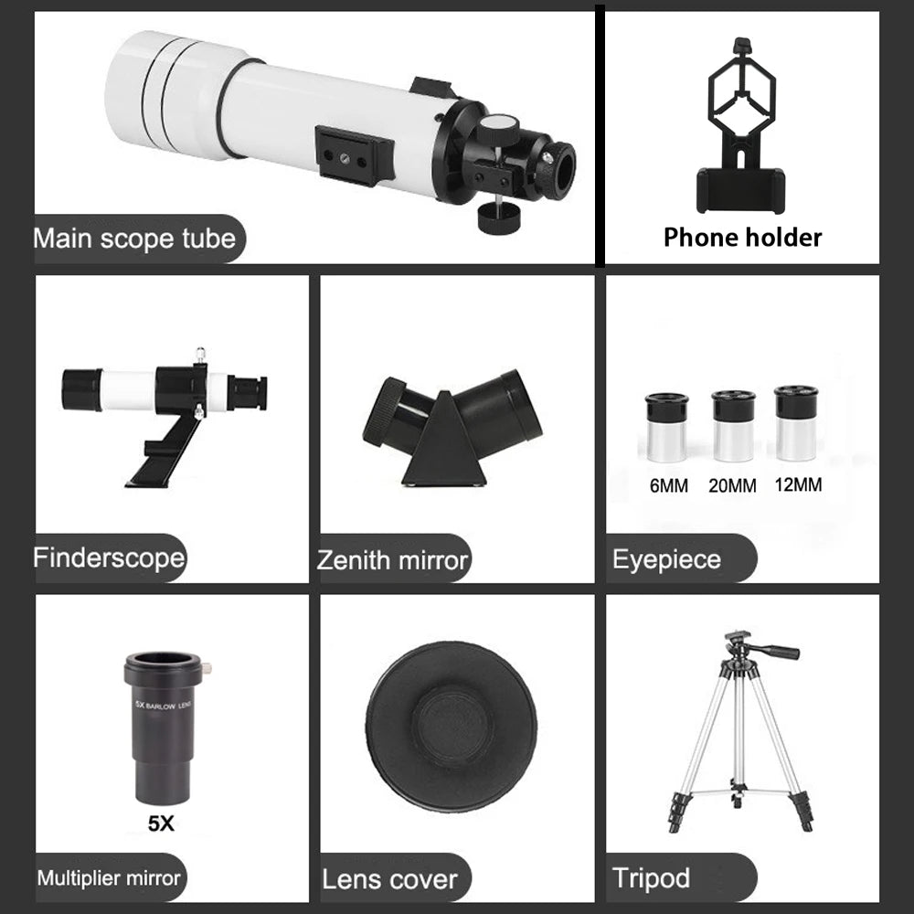 Télescope Astronomique HD 70400 pour Observation Céleste de Haute Précision