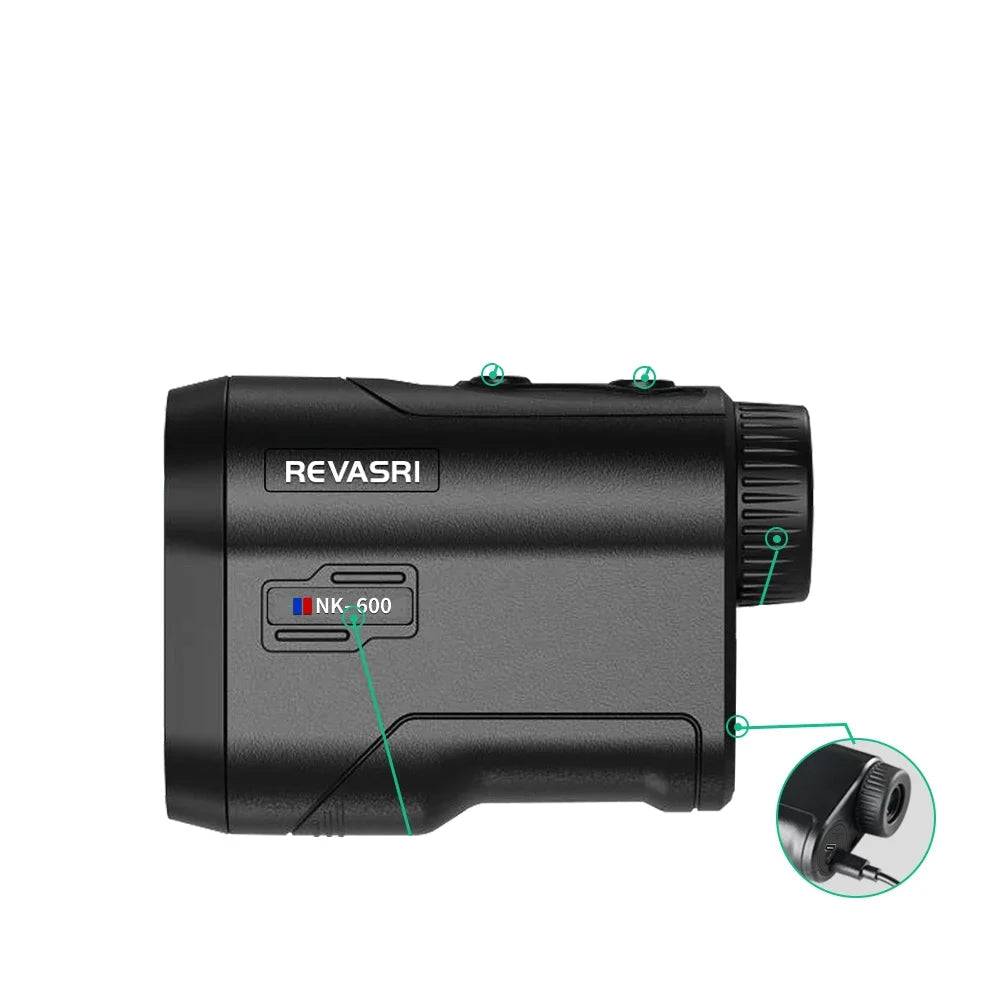 Télémètre Laser de Golf avec Compensation de Pente et Recharge USB-C