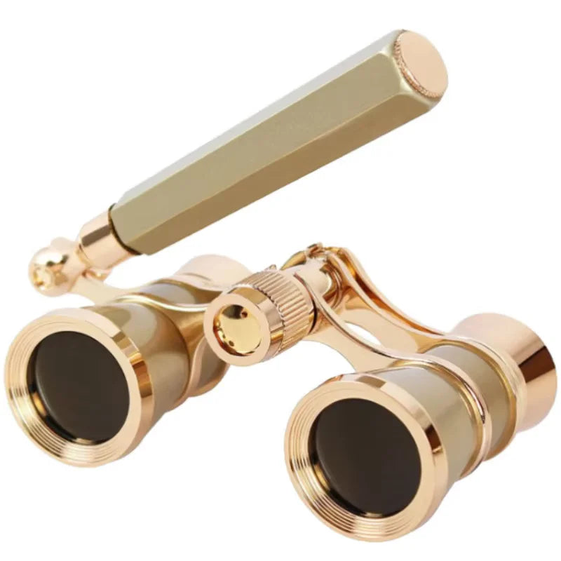 Jumelles d'Opéra Métalliques Vintage pour Théâtre et Spectacles