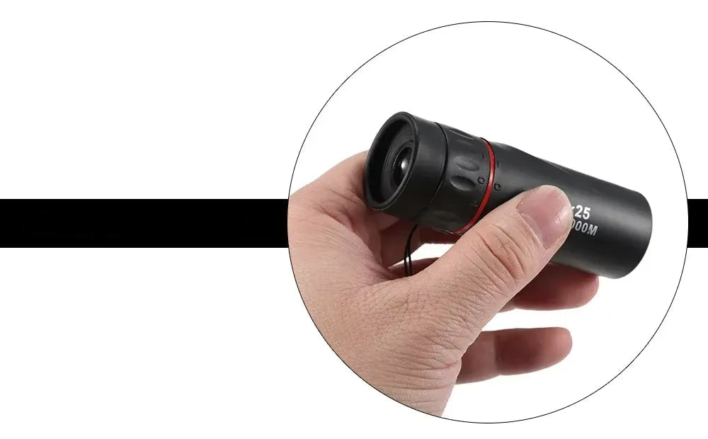 Monoculaire Haute Définition Étanche avec Zoom 10X et Large FOV