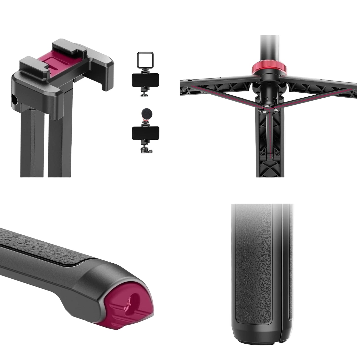 Support Trépied Polyvalent Ulanzi MT-44 pour Selfies et Vidéo avec Fixation Téléphone