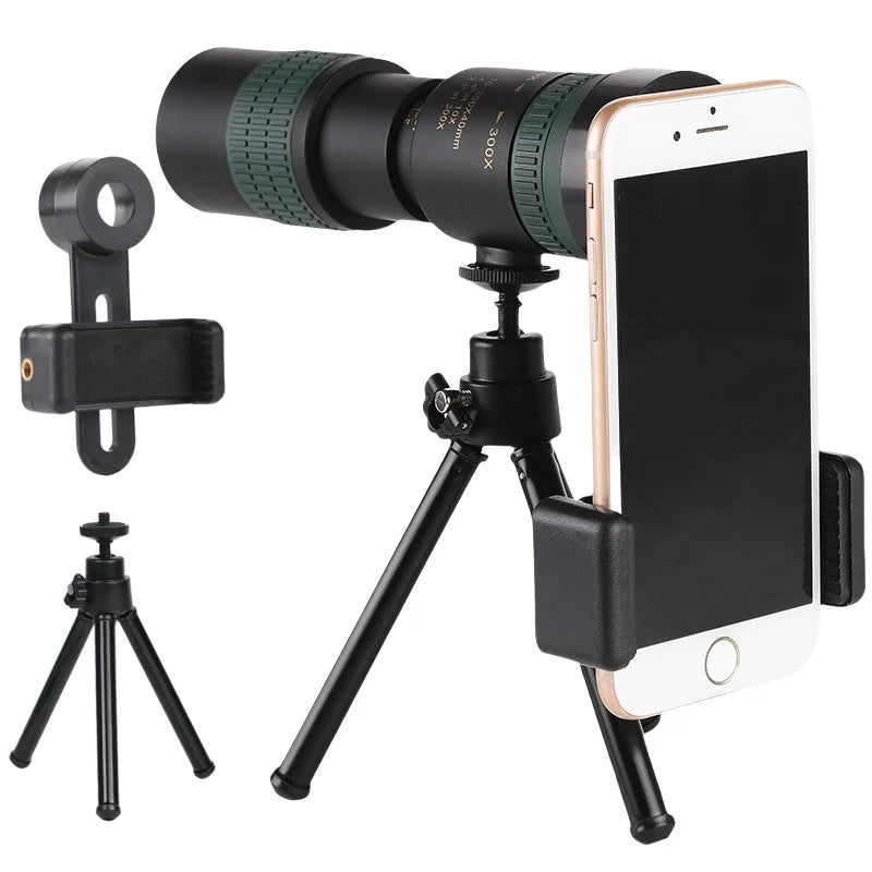 Monoculaire de Chasse Professionnel avec Zoom Puissant et Étanchéité IPX4