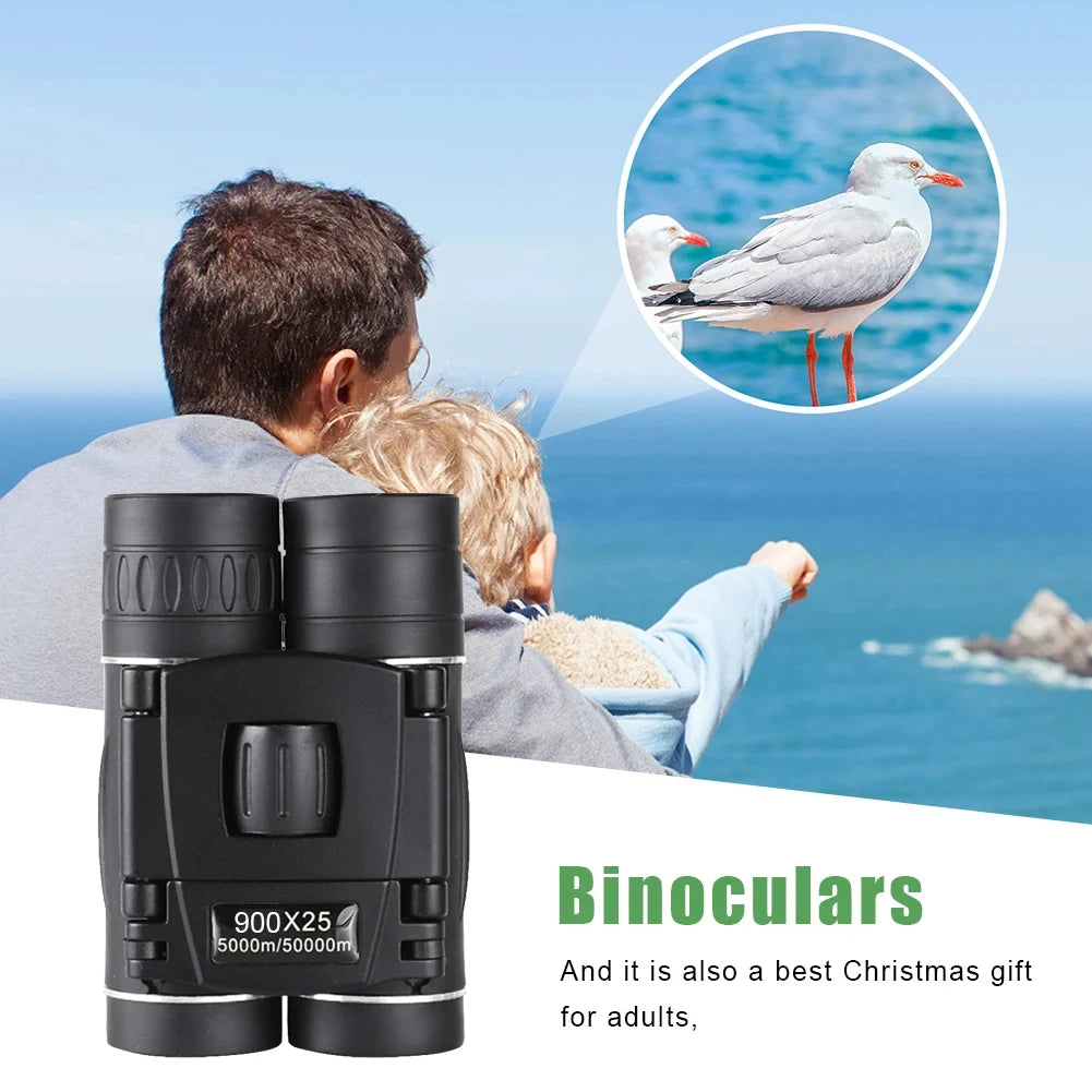 Jumelles Compactes HD Zoom Puissantes pour Observation Longue Distance Outdoor