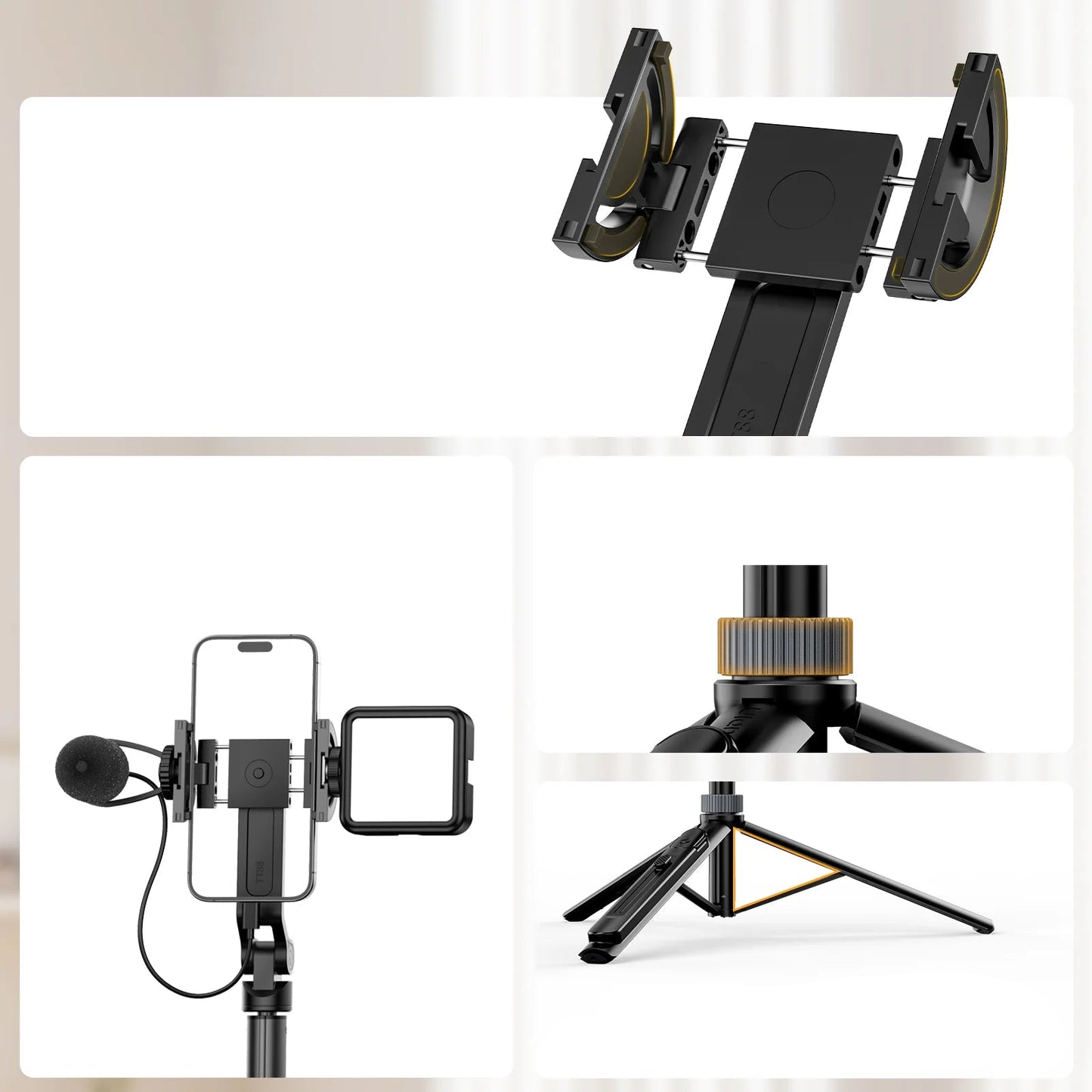 Trépied Polyvalent Ulanzi TT88 pour Smartphones avec Pince Magnétique