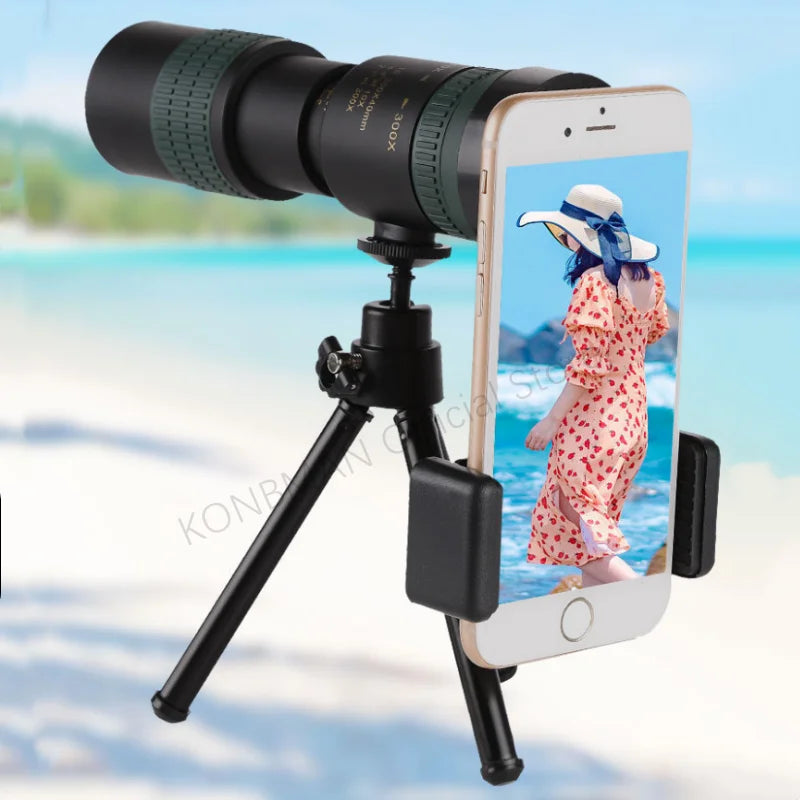 Monoculaire de Chasse Professionnel avec Zoom Puissant et Étanchéité IPX4