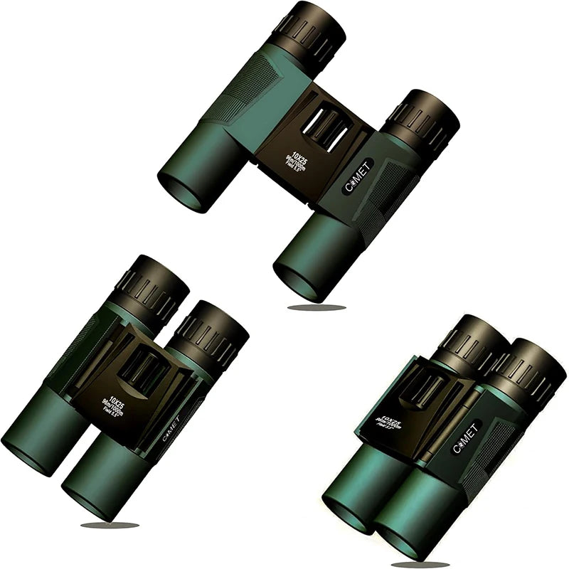Jumelles Compactes 10X25 Légeres et Pliables pour Observation d'Oiseaux