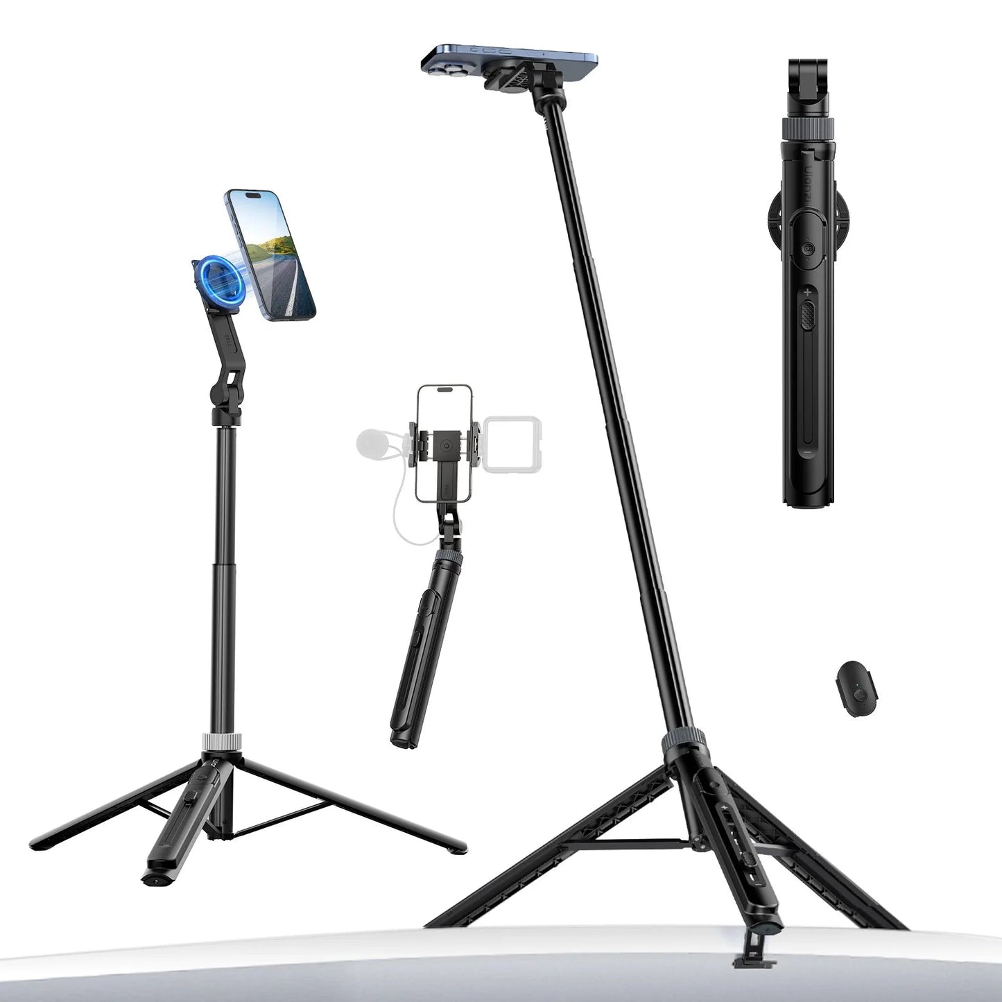 Trépied Polyvalent Ulanzi TT88 pour Smartphones avec Pince Magnétique