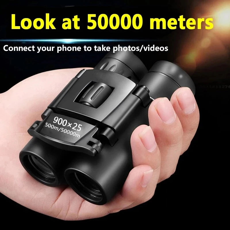 Jumelles Compactes HD Zoom Puissantes pour Observation Longue Distance Outdoor