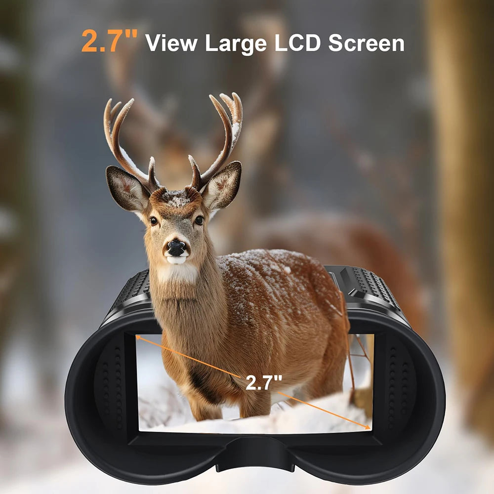 Jumelles Vision Nocturne NV8160 avec Zoom Digital et Casque Tactique