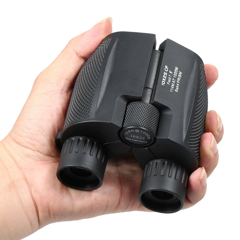 Jumelles Compactes 10x25 avec Prisme BAK4 et Optiques Multi-Couches