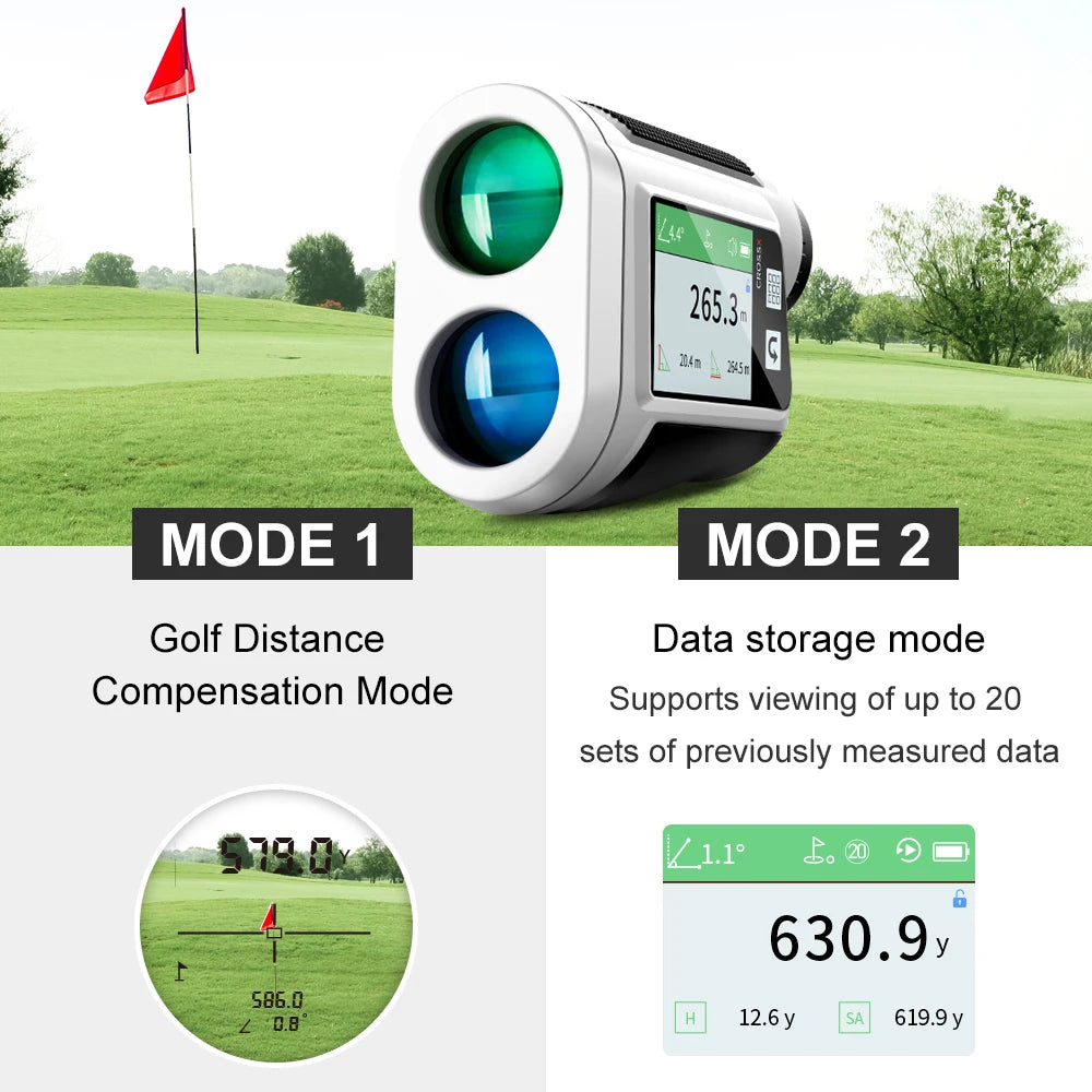 Télémètre Laser Golf 600 Yards avec Compensation de Pente et Écran HD