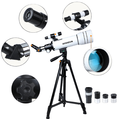 Télescope Monoculaire Professionnel 333x avec Lentilles FMC et Trépied